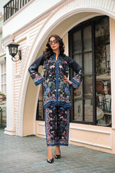 Reema Ahsan - Miya - PK Raw Silk - Black - 2 Piece